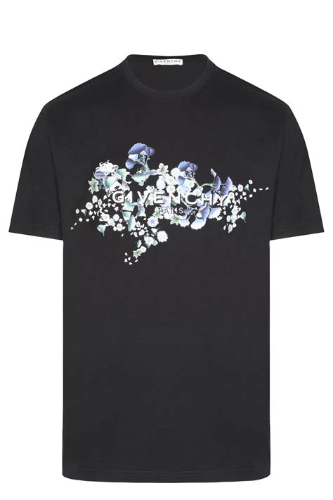 givenchy flower tshirt|givenchy t shirt men sale.